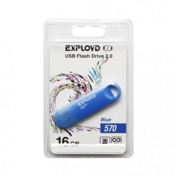 USB Flash 16GB Exployd 570 синий
