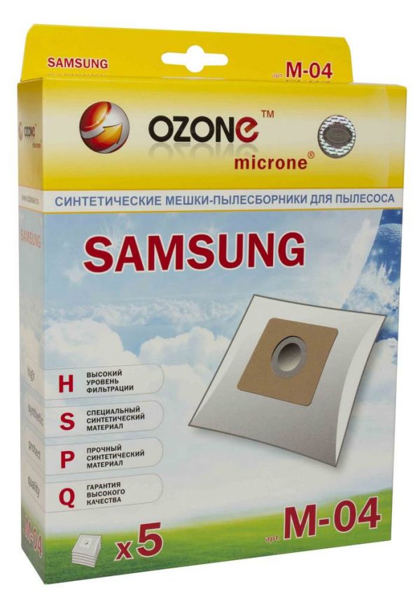 Мешок-пылесборник Ozone micron M-04