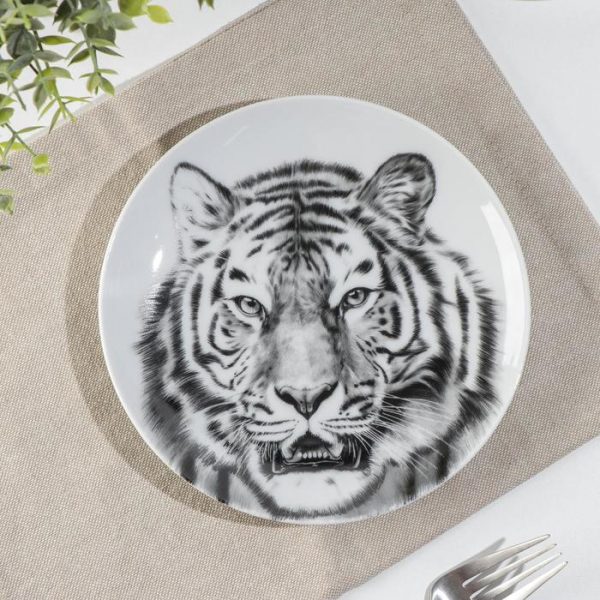 Тарелка Тигр 17,5 см