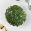 Салатник «Лист»,13,8х12,4 см, цвет зелёный 16028