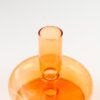 Подсвечник стекло на 1 свечу "Эсон" прозрачный оранж d=1 см 11 см 13565