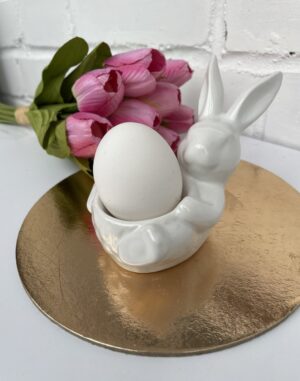 Подставка для яиц Кролик лежит