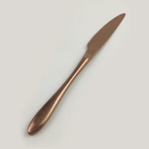 Нож столовый ,покрытие PVD,цвет матовая медь,серия "Alessi-Copper"  P.L.